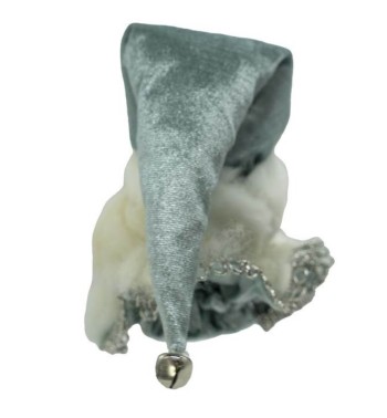 Testa di Babbo Natale da Appendere H.13 cm