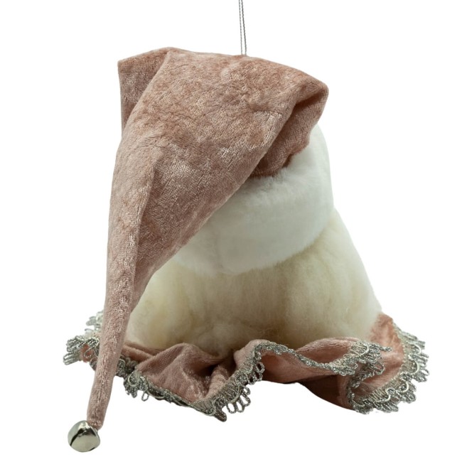 Testa di Babbo Natale da Appendere H.13 cm