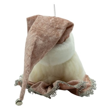 Testa di Babbo Natale da Appendere H.13 cm