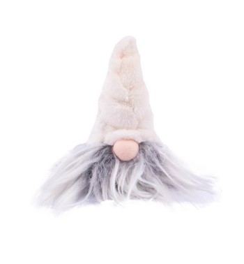 Testa di Gnomo Natalizia da Appoggio 4 Colori H.9 cm