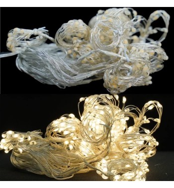 Tenda Luminosa 500 Led Bianco Caldo 3 m IP67