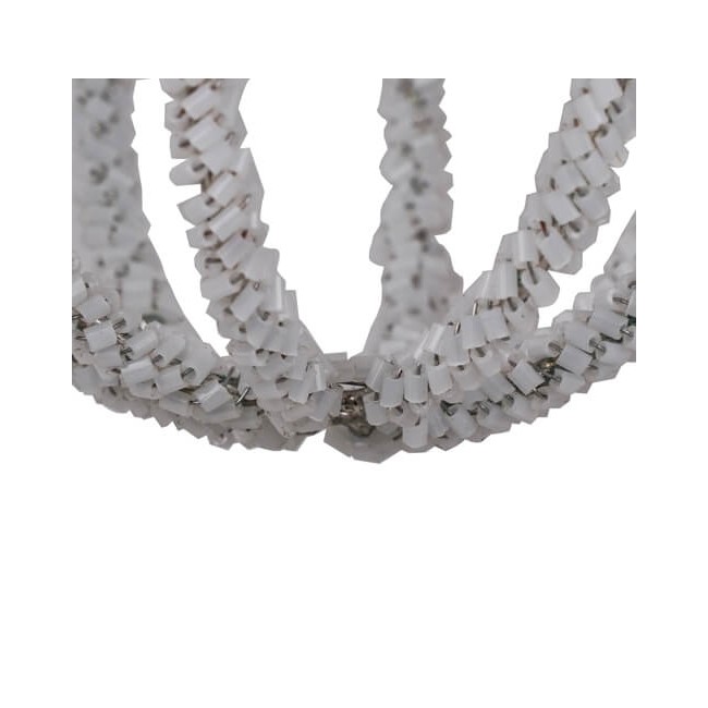 Palla Natalizia con Perline D.8 cm