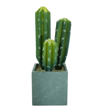 Piantina Grassa Artificiale con Vasetto H.27 cm