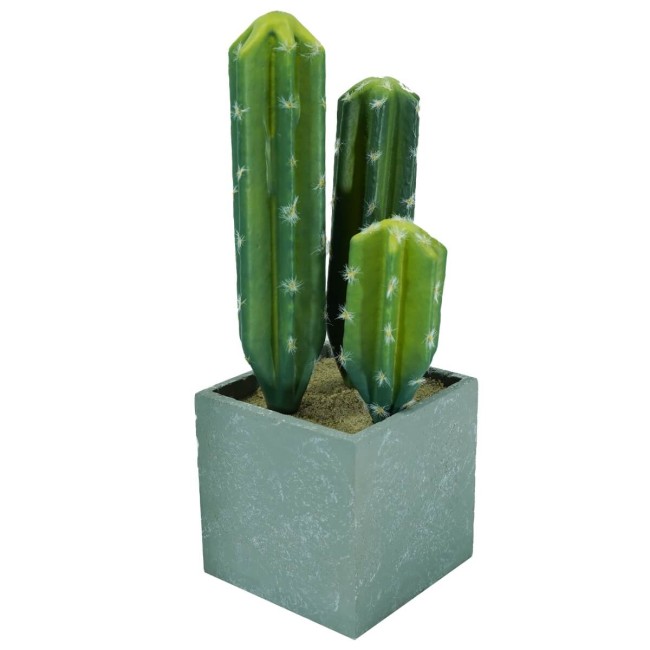 Piantina Grassa Artificiale con Vasetto H.27 cm