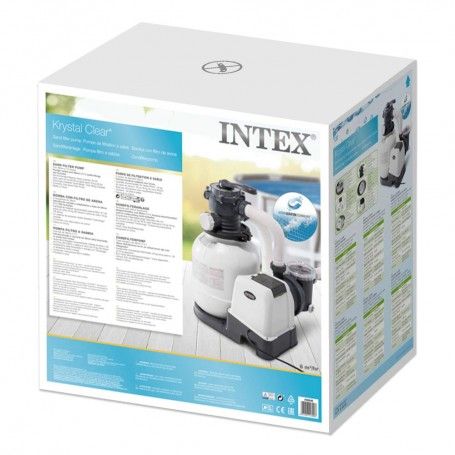 Intex 26646 Filtro a Sabbia - Flusso Sistema: 6.000 l/h, Flusso Acqua: 7.900 l/h