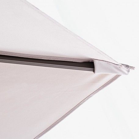 Ombrellone Decentrato da Giardino in Alluminio 3x4 mt Tortora | Alba