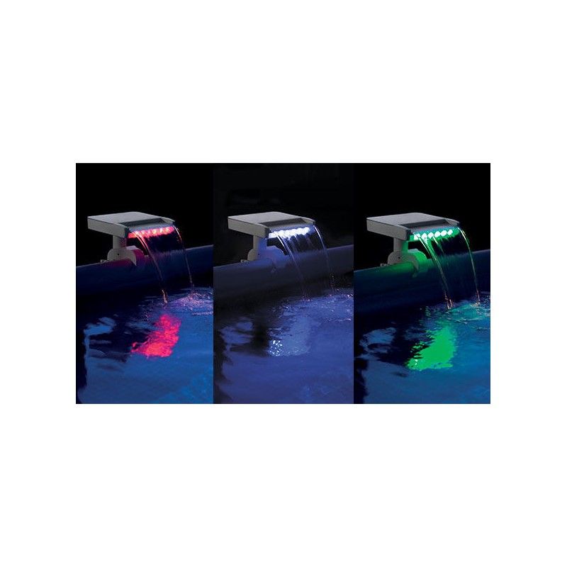 Cascata con Luci Led Multicolore per Piscine - Intex 28090
