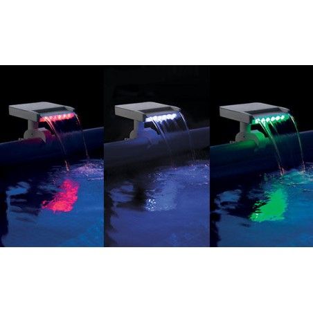 Cascata con Luci Led Multicolore per Piscine - Intex 28090