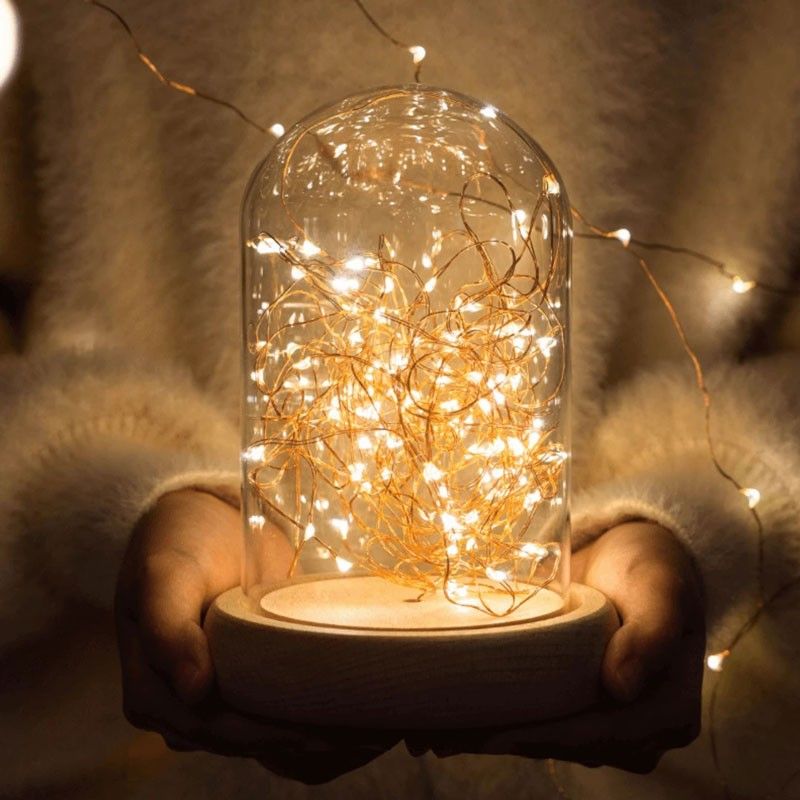 Campana con Luci Led D.10xH.28 cm