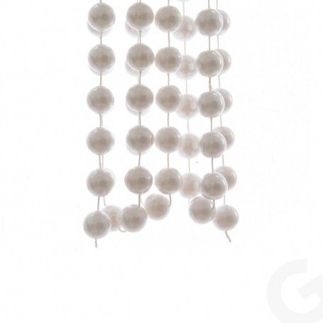 Filo di Perle Natalizio Vari Colori 270 cm Filo di Perle Natalizio Vari Colori 270 cm