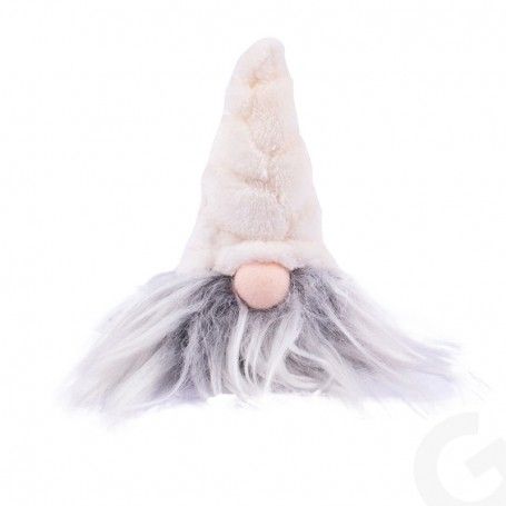 Testa di Gnomo Natalizia da Appoggio 4 Colori H.9 cm