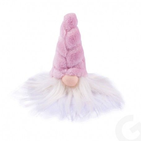 Testa di Gnomo Natalizia da Appoggio 4 Colori H.9 cm