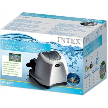 Clorinatore, Ecosterilizzatore Salino per Piscine fino a 52 m3 - Intex 26670