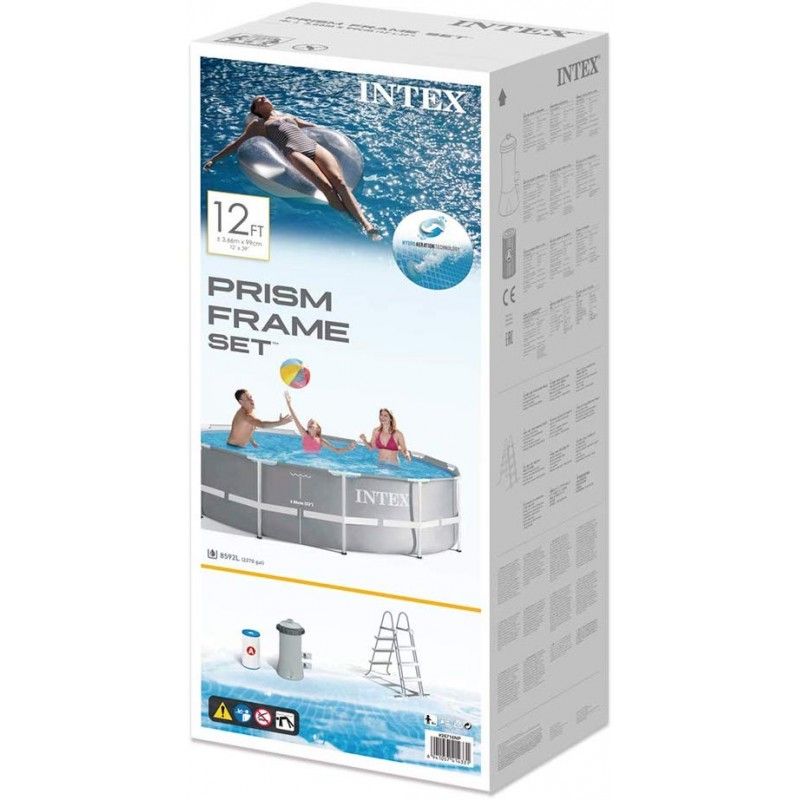 Piscina Intex 366xH.99 cm Fuori Terra Prisma Frame - Intex 26716