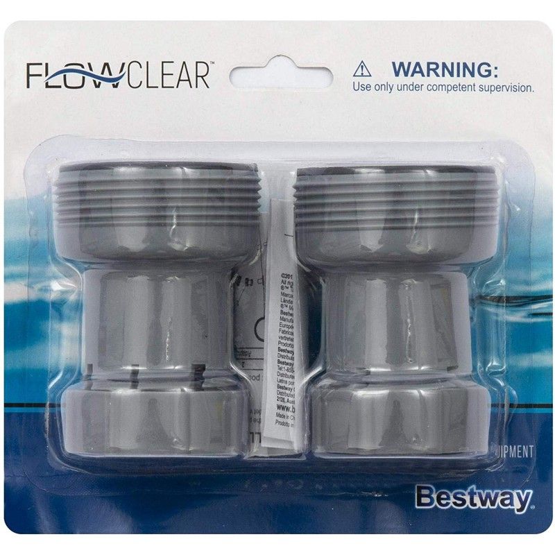 Coppia di Adattatori Riduttori per Tubi da 32 a 38 mm - Bestway 58236