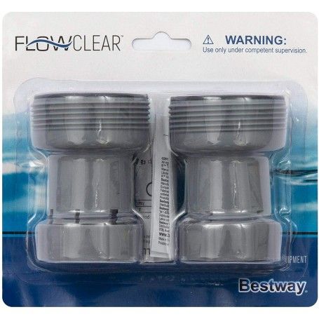 Coppia di Adattatori Riduttori per Tubi da 32 a 38 mm - Bestway 58236