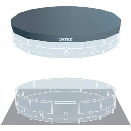 Piscina Frame D.457xH.122 cm Fuori Terra con Filtro a Cartuccia - Intex 28242