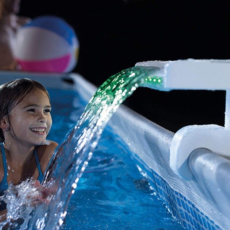 Cascata con Luci Led Multicolore per Piscine - Intex 28090